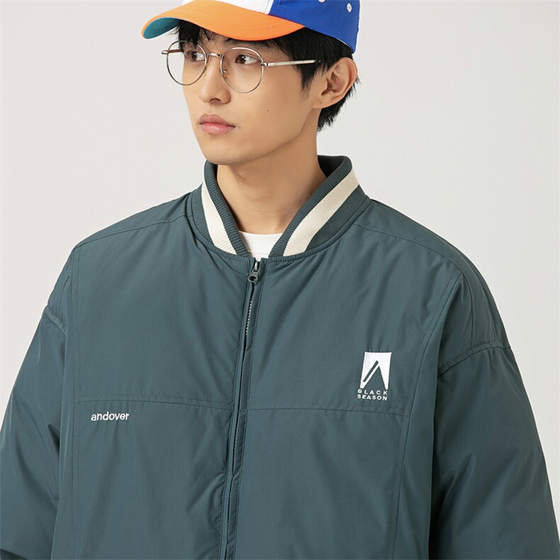 2026冬季新款男日系潮牌纯色刺绣白鸭绒羽绒服加厚外套YR38-F219,男装羽绒服,电商A101（原外27）