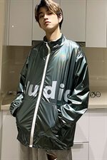 港风炫彩反光夹克男大码宽松字母印花外套A090-JK50P85限118，男装夹克，电商A089-1