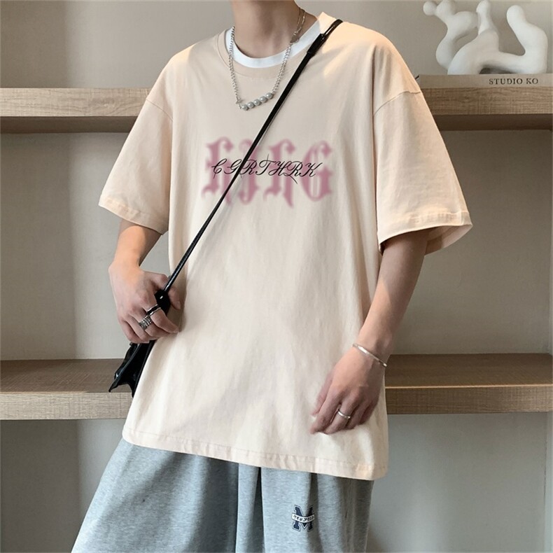 230g重磅纯棉!夏季短袖t恤男半袖男DSA028-MDT2314-P25,男装T恤,电商A028