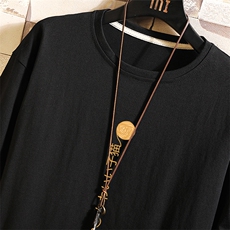 TX3013-P28纯棉长袖t恤男大码圆领打底衫体恤上衣服，男装T恤，电商A040A