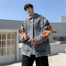 秋季刺绣牛仔外套J3322P65，男装夹克，星座1116-2