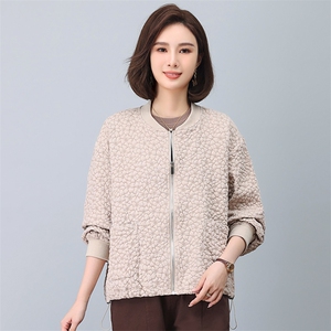 时尚百搭宽松显瘦棒球服外套女秋装新款韩版休闲短款夹克上衣图片