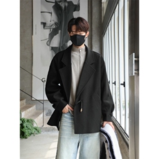 加棉加厚毛呢大衣西服宽松风衣504-F66-P75控118（加棉P85控128），男装西服，星座504