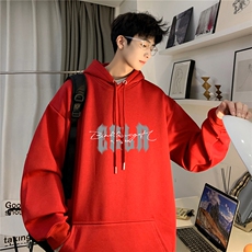！重磅大码M-4XL得物品质加厚连帽卫衣RH6237-特P35加绒42，男装卫衣，星座610B-1