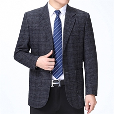 休闲西装单排扣2023春秋季新款便西男西服纯色高档中年商务男装，男装西服，电商B212（原钱塘6029）