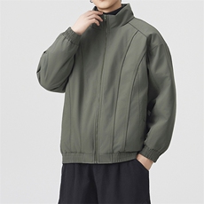 现货美式休闲加厚雪山棉衣夹克外套立领纯色三防户外工装棉服，男装夹克，电商A486-1