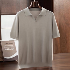 男士POLO领短袖，男装T恤，晨晟羊绒