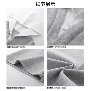 250克高品质面料夏季新款高级感连帽T恤流行复古上衣HY733P45控78图片