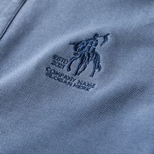 秋季长袖Polo衫男士翻领帅气t恤中青年修身拼色商务2024新款上衫，男装T恤，钱塘6003A(原)4033A