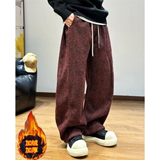 冬季加绒卫裤运动裤弯刀裤豹纹休闲裤网图（需谨慎）Z719-P75，男装休闲裤，星座1104（原A460）