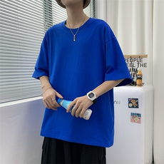 260克新款多色男士情侣款款松潮流半袖青少年圆领短袖JC022P17，男装T恤，星座1905A（原电商B343）