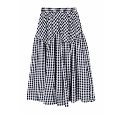 显瘦不规则拼接格子半身裙慵懒气质休闲A字半裙休闲风百搭长裙女，女装半身裙，星座1210-1