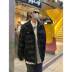 韩版小众小香风潮牌棉衣高级设计感男女米色短款棉服MW367，男装棉衣，星座1116A（原606A-3）