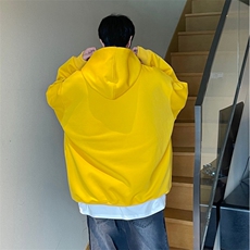 A450-WY7766-P85控129美式复古印花连帽卫衣宽松男女同款，男装卫衣，电商A450