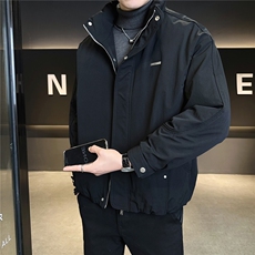 标50绒轻薄羽绒服男冬季2025新款立领潮牌外套A313-55802-P185，男装羽绒服，电商A313