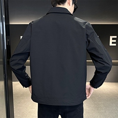 加棉秋季现货主推商务休闲百搭时尚翻领夹克外套上衣M2499P95，男装夹克，电商B226-2（原B217-2）