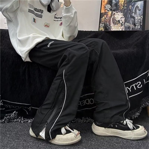 男潮流复古慵懒风直筒宽松男长裤休闲裤KK295-P33图片