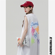 中性风新款夏季时尚百搭宽松蝴蝶印花100棉短袖T恤DT65009P25控38，男装T恤，电商A268
