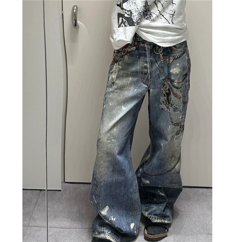 【套图3】903-AK91-特P70【98】S-3XL印花牛仔裤！2,男装牛仔裤,星座903