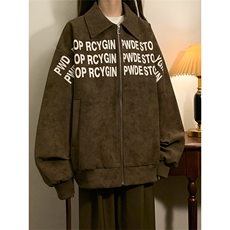 春秋季皮衣外套男女同款新款美式夹克XZ102B-1-JK2539P65，男装夹克，星座102B-1