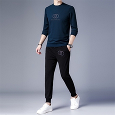 秋季休闲裤运动套装男装中年休闲卫衣服男士春秋两件套时尚百搭，男装休闲套装，电商B212（原钱塘6029）