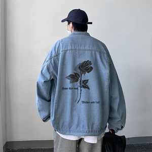 牛仔夹克男大码牛仔外套男茄克 NJ77279-P60图片