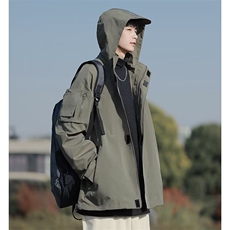 男士秋新款冲锋衣时尚韩版潮流休闲夹克情侣棒球服J364P80，男装夹克，星座1116-2