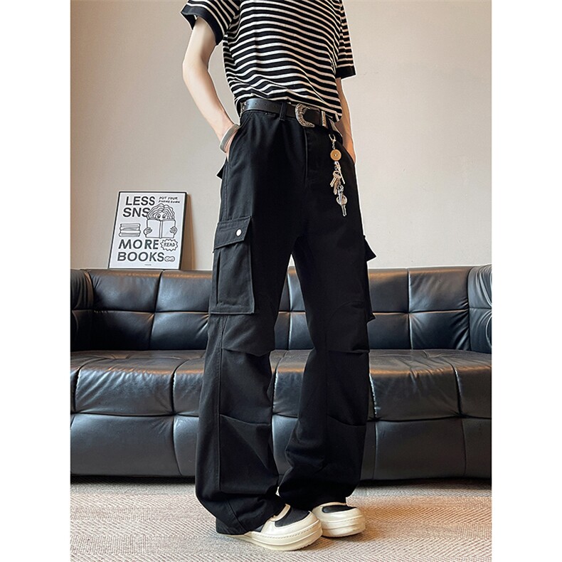 秋季美式ins高街hiphop多口袋工装裤货号K25127P65,男装工装外套,电商A063