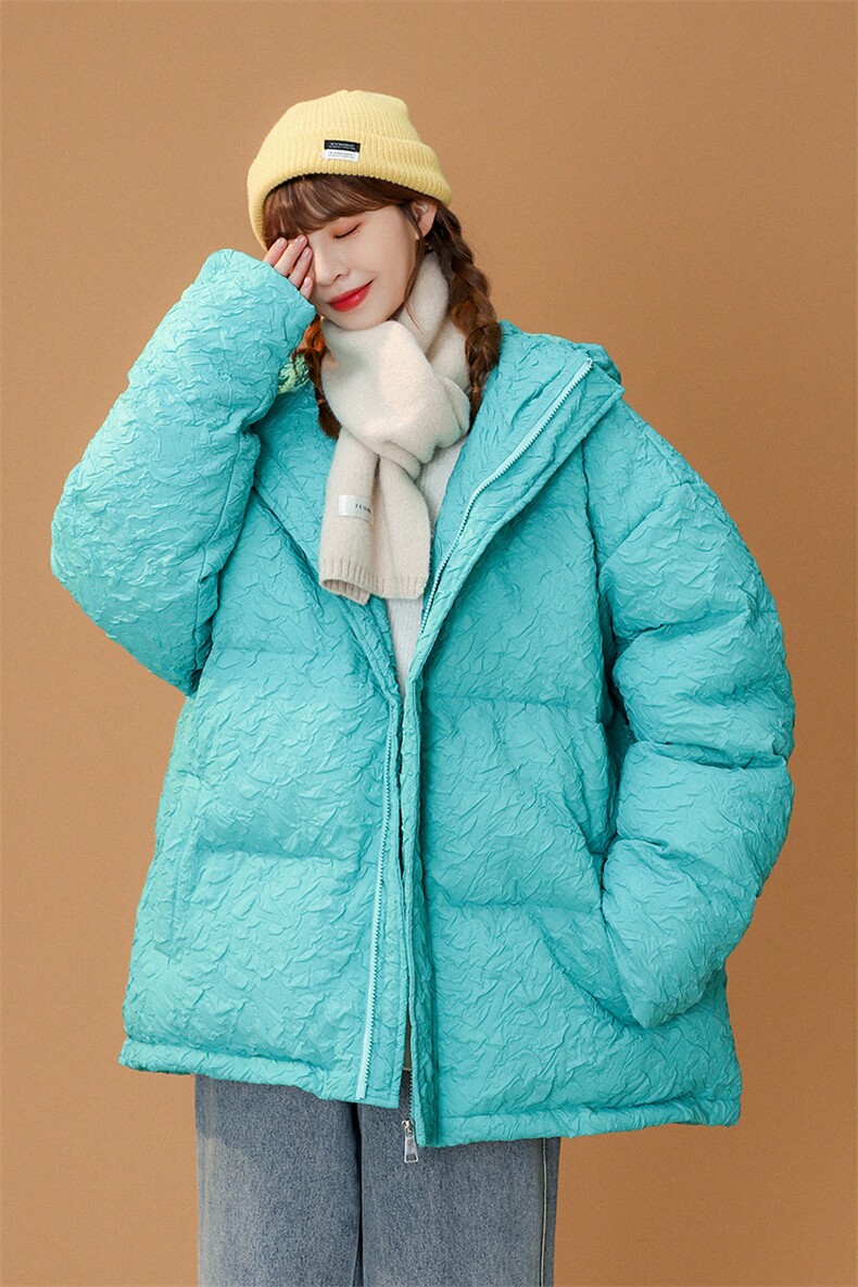 2025年冬季新款棉衣大码压皱连帽棉袄棉服A071-M12-P125，男装棉衣，电商A125