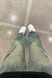 百搭直筒牛仔裤男  工装高街长裤子N6027/P53图片