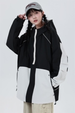 无影墙时尚连帽冲锋衣外套夹克团体班服，男装夹克，星座301D-5(原星座1415）
