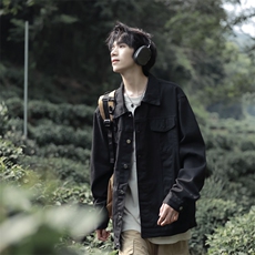 日系cityboy水洗牛仔夹克男款牛仔衣水洗外套217-2-JK23153-P65，男装工装外套，星座217-2