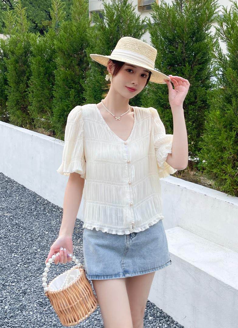 时尚韩版小开衫，短袖雪纺淑女气质高雅减龄，其它，时尚靓姿