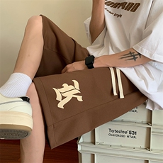 抖音直播品质高转化港风五分裤男短裤X416b-1-DK386-P45限58，男装牛仔裤，星座416B-1