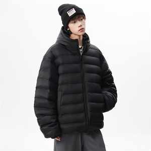 标90白鸭绒 保暖运动休闲宽松排骨服连帽羽绒服225-2-Y215-P198图片