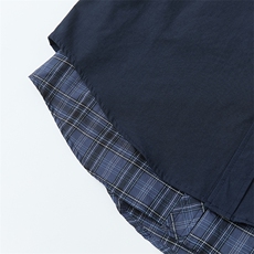 2026春款高品质假两件男士长袖衬衣CS215P58控88XZ402-2，男装衬衫，星座402-2