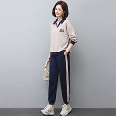 高级感休闲运动套装女2025春秋新款妈妈时尚穿搭一整套卫衣两件套，女装套装/套裙，忆绮罗