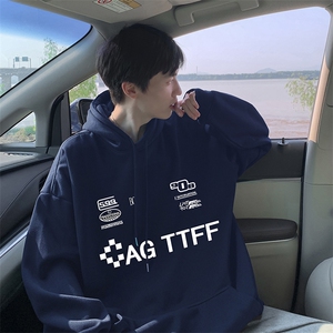 抖音得物供货 可提供视频 秋冬重磅美式宽松连帽卫衣DL2086图片