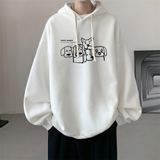 8XL连帽卫衣男大码胖子帽衫大号运动服WY2404-P35，男装卫衣，电商A040