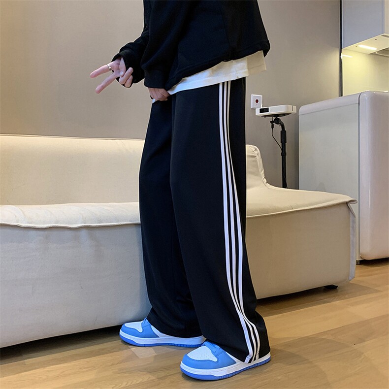 美式潮流ins风潮牌直筒宽松情侣休闲裤K32TP35控55,男装休闲裤,电商A102B