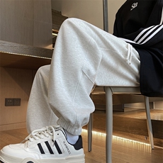 1506/QA1100/P38新款束脚裤子宽松男生休闲裤潮牌运动裤春秋长裤，女装休闲裤，星座1506