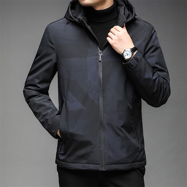 SQY2888秋冬新款2023年男士休闲羽绒服加厚保暖夹克外套P225，男装羽绒服，电商B360