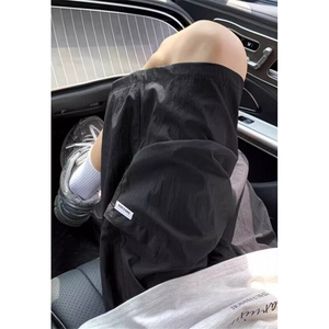 网眼速干短裤男夏季薄款男士沙滩裤宽松休闲篮球运动五分裤子 D12图片