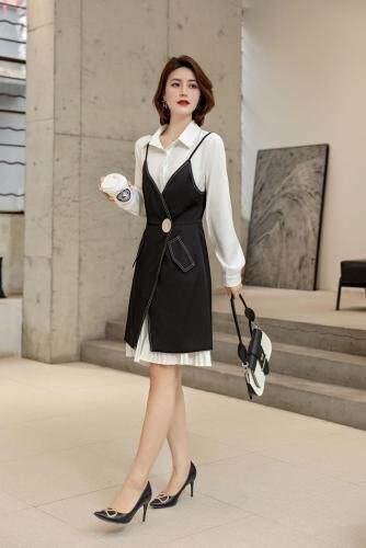 春款两件套连衣裙，女装连衣裙，佰尚仑