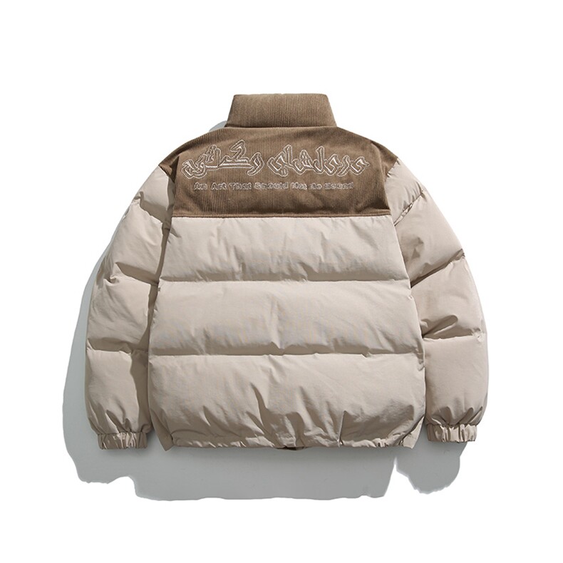 2026冬季新款男日系潮牌拼色宽松休闲棉服加厚外套MY378-F146,男装棉衣,电商A101（原外27）