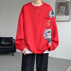爆！已下单WY10063-P45控78秋冬新款高品质百搭小熊大码卫衣，男装卫衣，电商A059