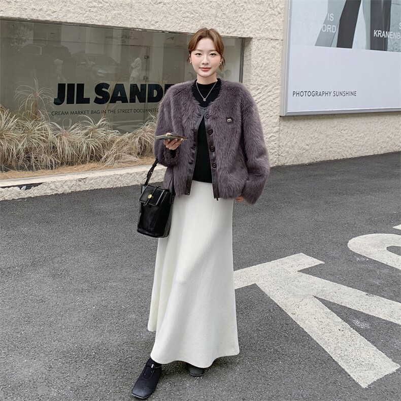 环保皮草毛毛外套82705款p195k298,女装短外套,2B076
