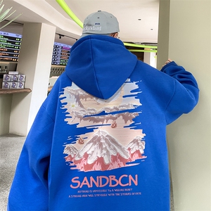 直播360克重磅美式潮牌印花卫衣Y132特P35 同步供应华棉品质图片