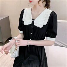 时尚修身显瘦连衣裙夏季有现货，女装连衣裙，千利红