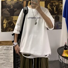 夏季潮流短袖t恤男港风时尚打底衫A210-A8305-P25控38,男装T恤,星座210-3